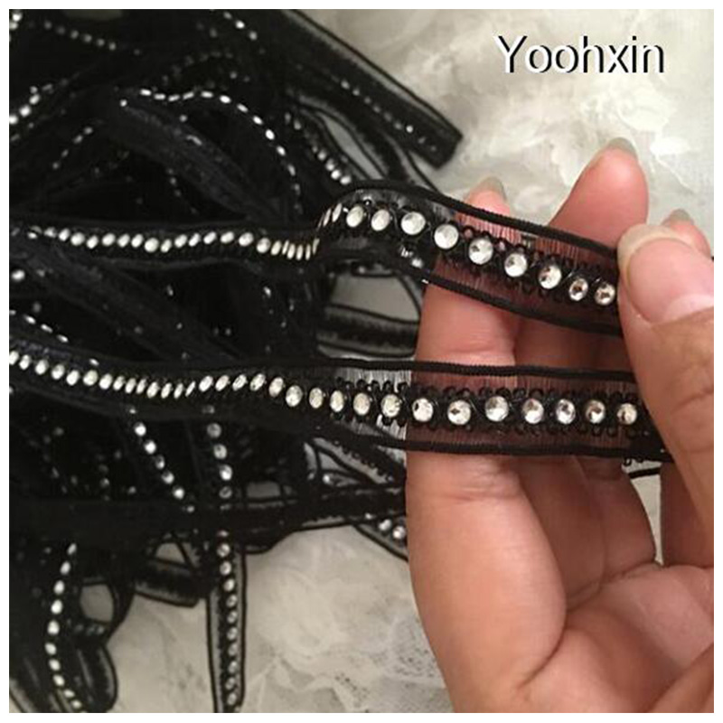 Wedding Water Supply - 1.3cm Wide New Beads White Black