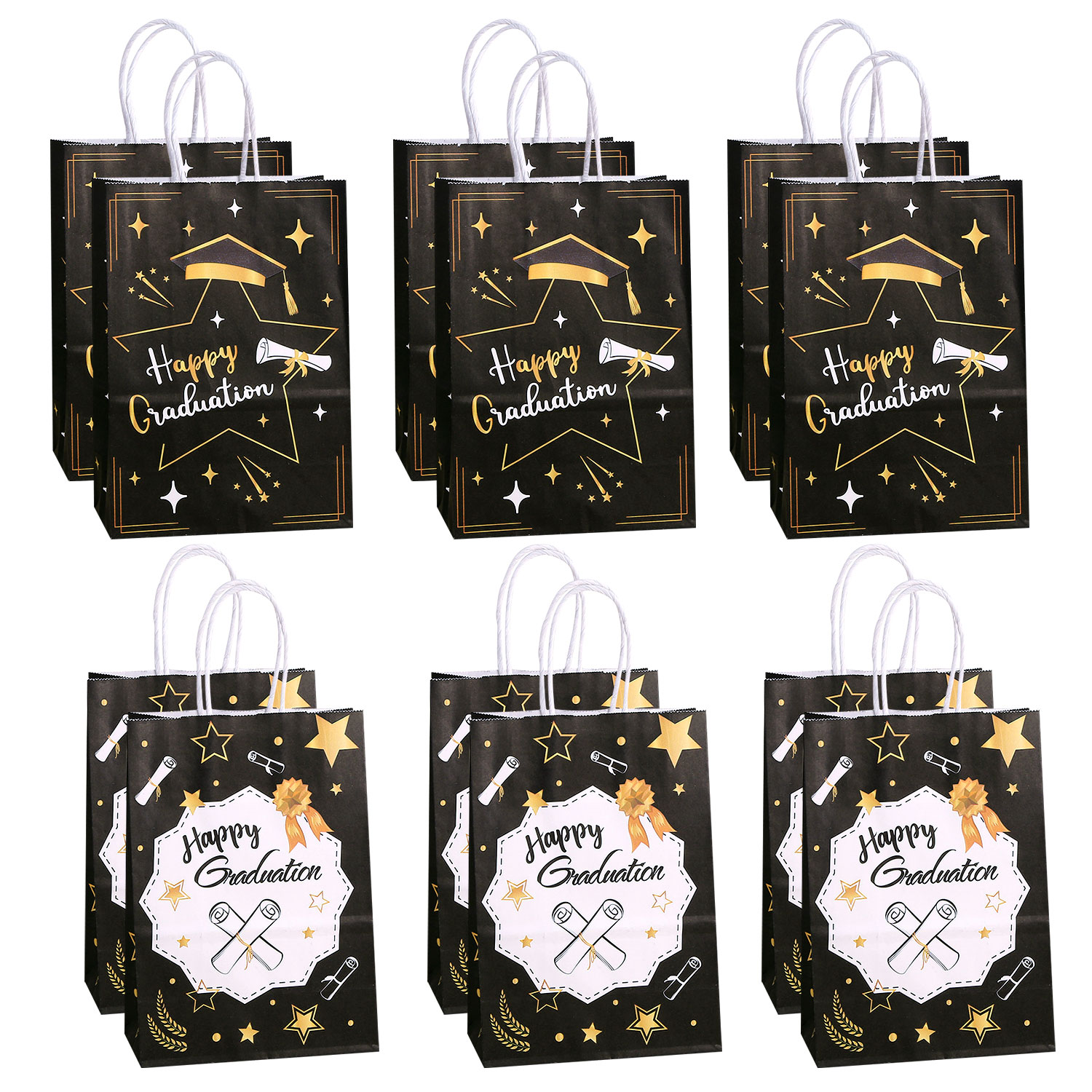 Wedding Event Supply - 12/24Pcs Graduation Gift Bags,Graduation Party Gift