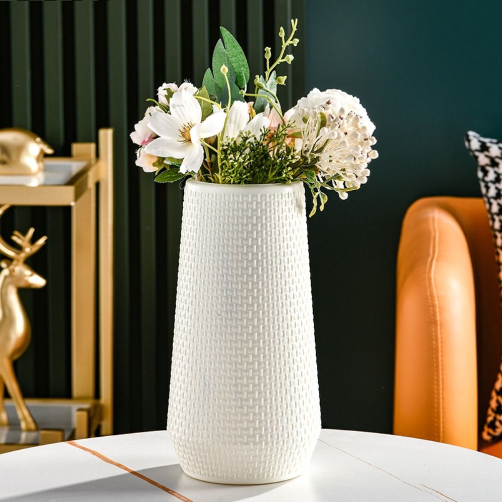Imitation Ceramic Flower Vase  - Centerpiece Vase Tall ulasan dan harga