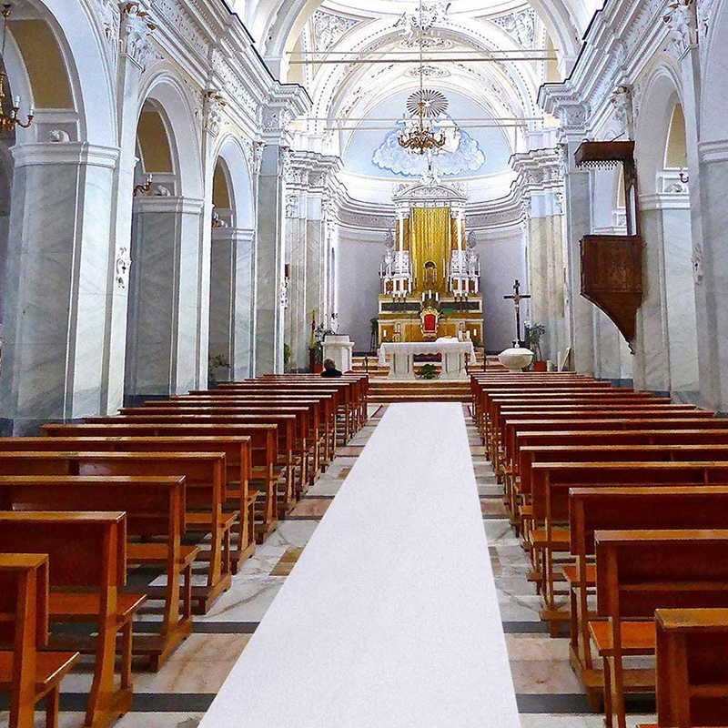 Beautiful White Wedding Carpet - Aisle Runner White ulasan dan harga