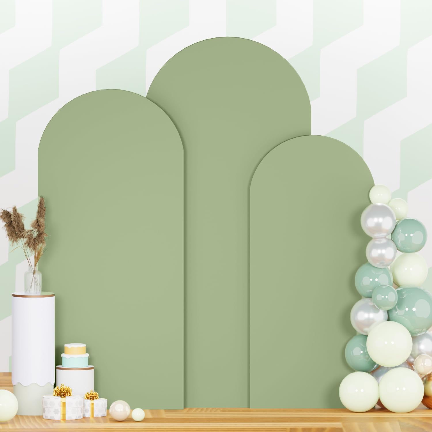 Wedding Arch Cover Set of 3 Sp - Wedding Balloon Arch ulasan dan harga