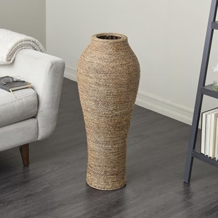 Seagrass Handmade Decorative V - Centerpiece Vase Tall ulasan dan harga