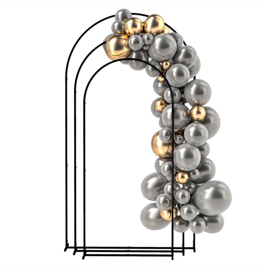 Metal Arch Backdrop Stand Set  - Wedding Balloon Arch ulasan dan harga