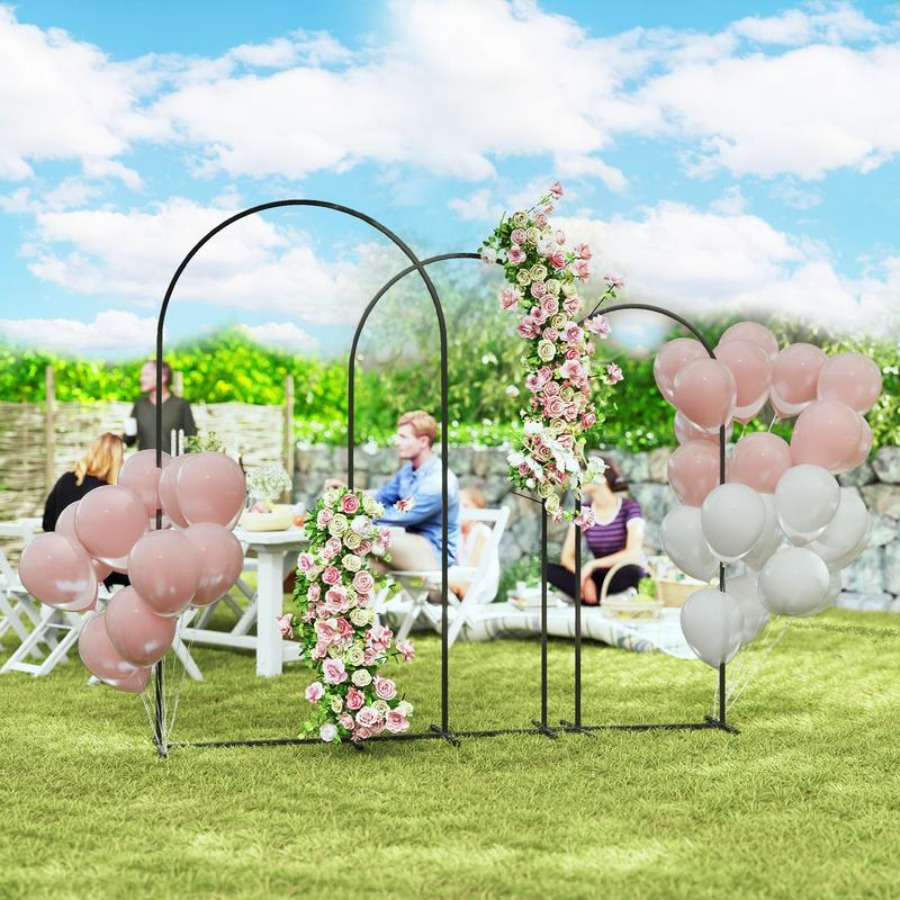 Metal Arch Backdrop Stand Set  - Wedding Balloon Arch ulasan dan harga