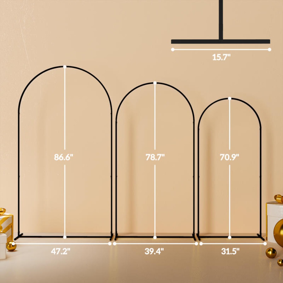Metal Arch Backdrop Stand Set  - Wedding Balloon Arch ulasan dan harga