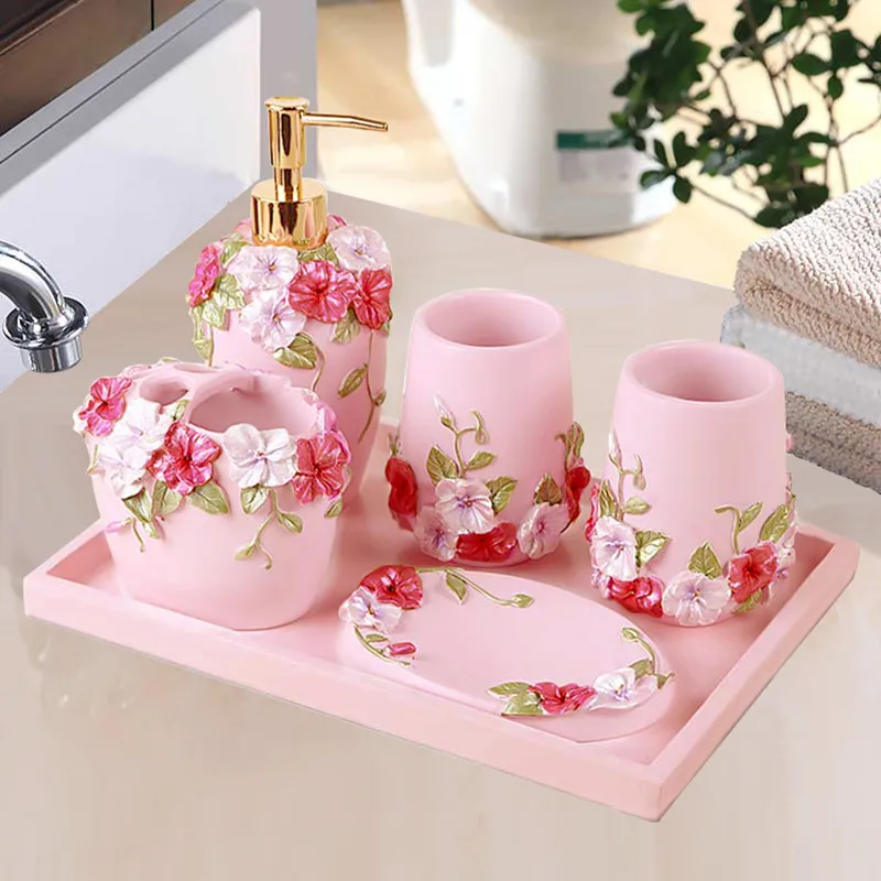 Five-piece Bathroom Set Europe - Wedding Bathroom Supply Kit ulasan dan harga