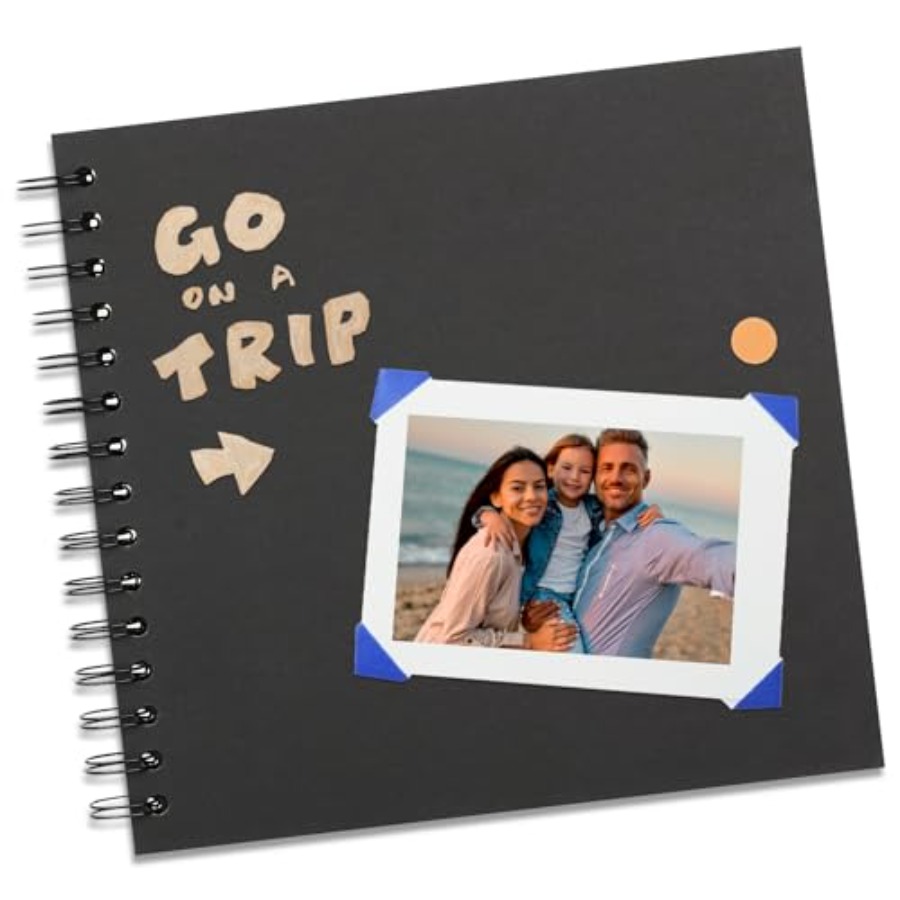 DIY Scrapbook Photo Album, Spi - Personalized Guest Book ulasan dan harga