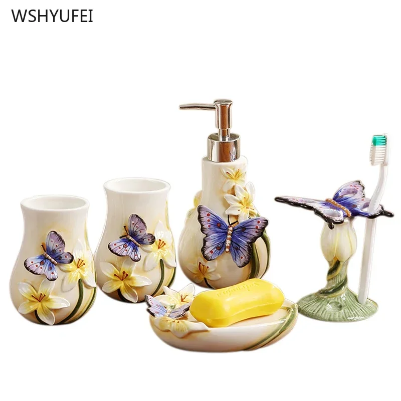 5Pcs Direct sales new garden b - Wedding Bathroom Supply Kit ulasan dan harga