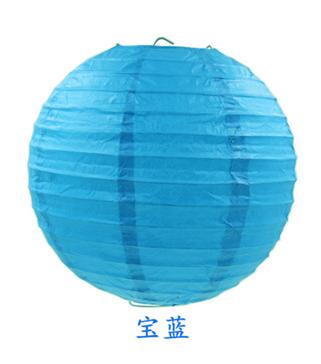 Blue Color China Paper Lantern - Wedding Event Supply ulasan dan harga