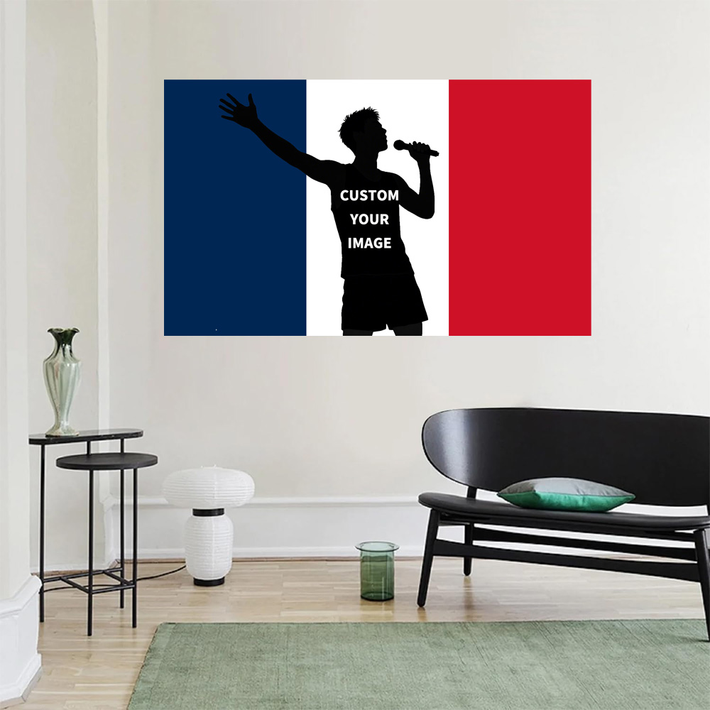 1pc 2D FLAT Personalize France - Wedding Party Supply ulasan dan harga