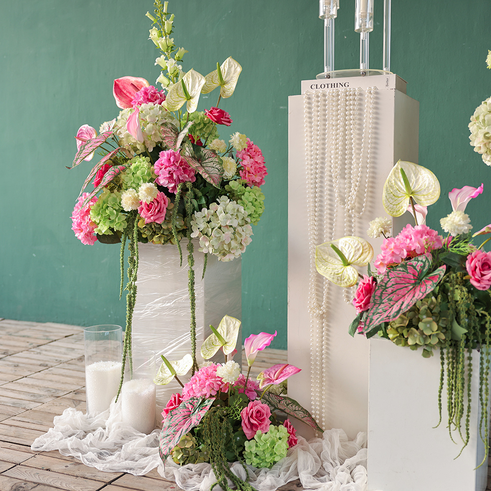 Wedding DIY Decor Artificial F - Wedding Arch Flower ulasan dan harga