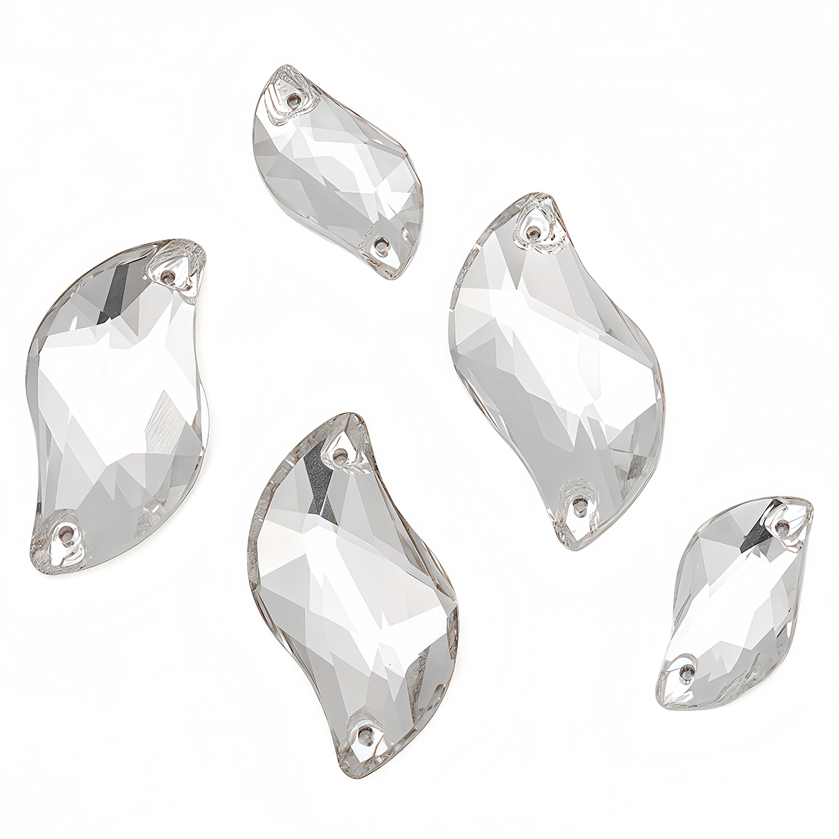 S Shape Sew On Rhinestone Crys - Wedding Vendor ulasan dan harga