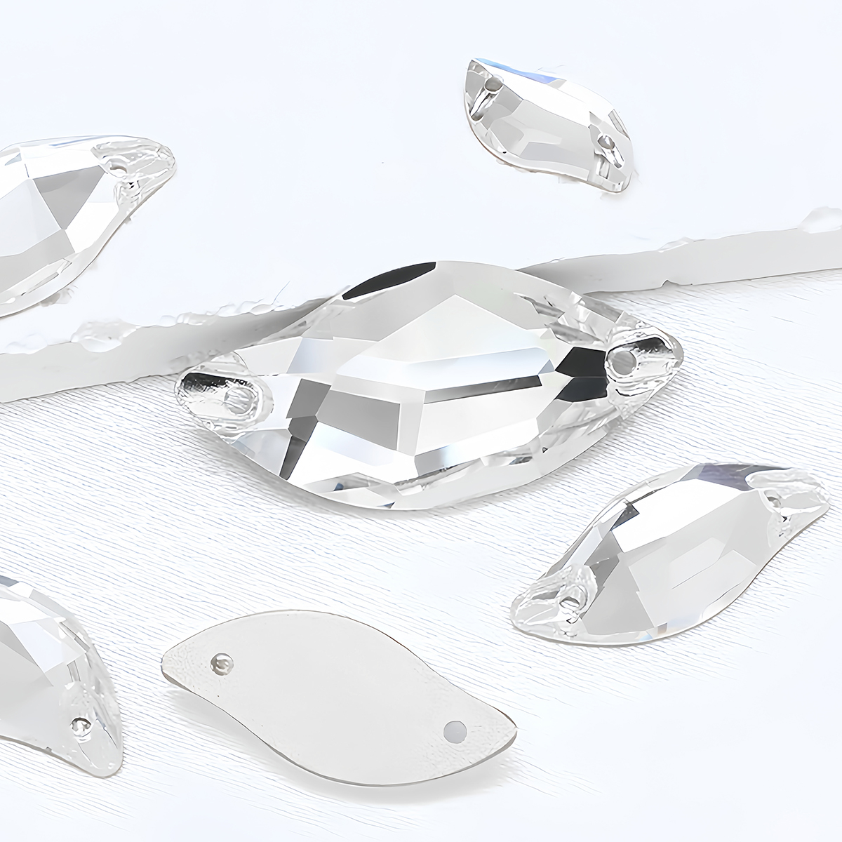 S Shape Sew On Rhinestone Crys - Wedding Vendor ulasan dan harga