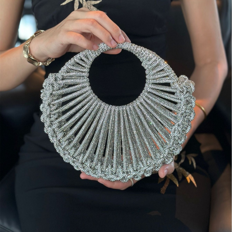 Shiny Clutch Evening Bag Femal - Wedding Vendor ulasan dan harga