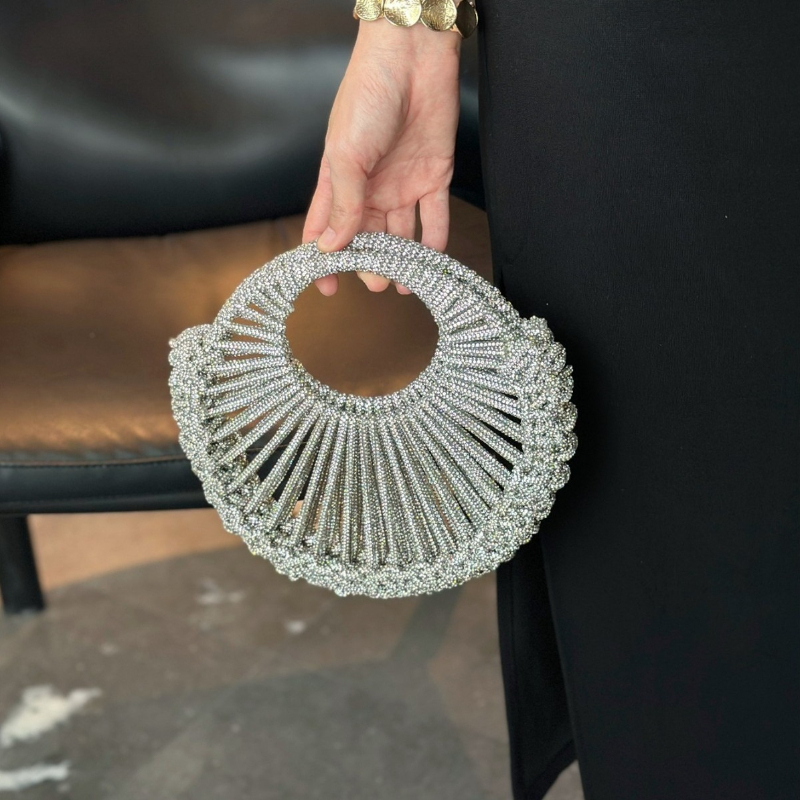Shiny Clutch Evening Bag Femal - Wedding Vendor ulasan dan harga
