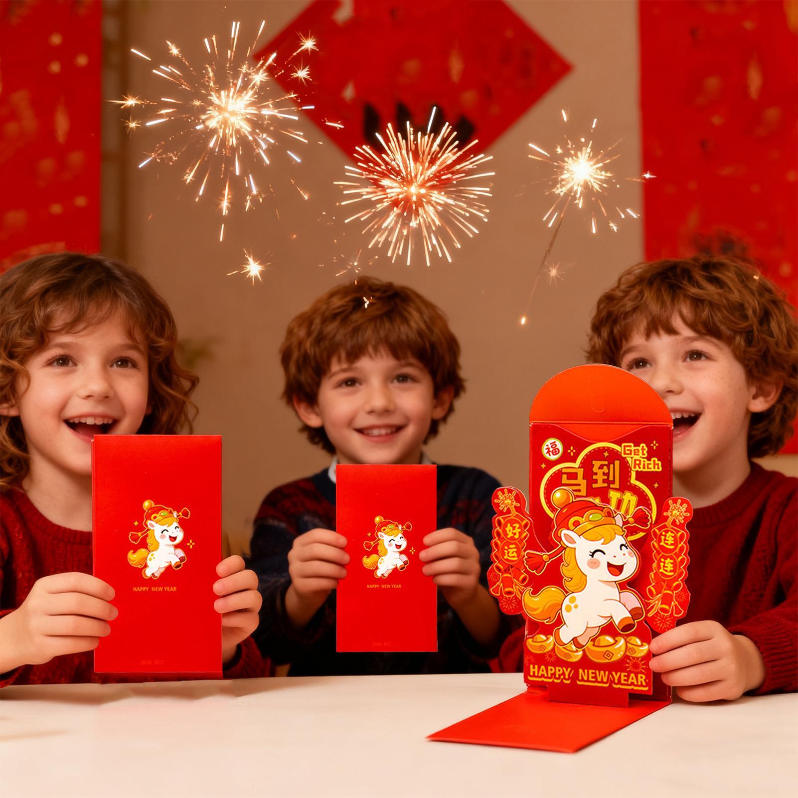 Red Envelopes 2026 3D Lunar Ba - Wedding Envelopes ulasan dan harga