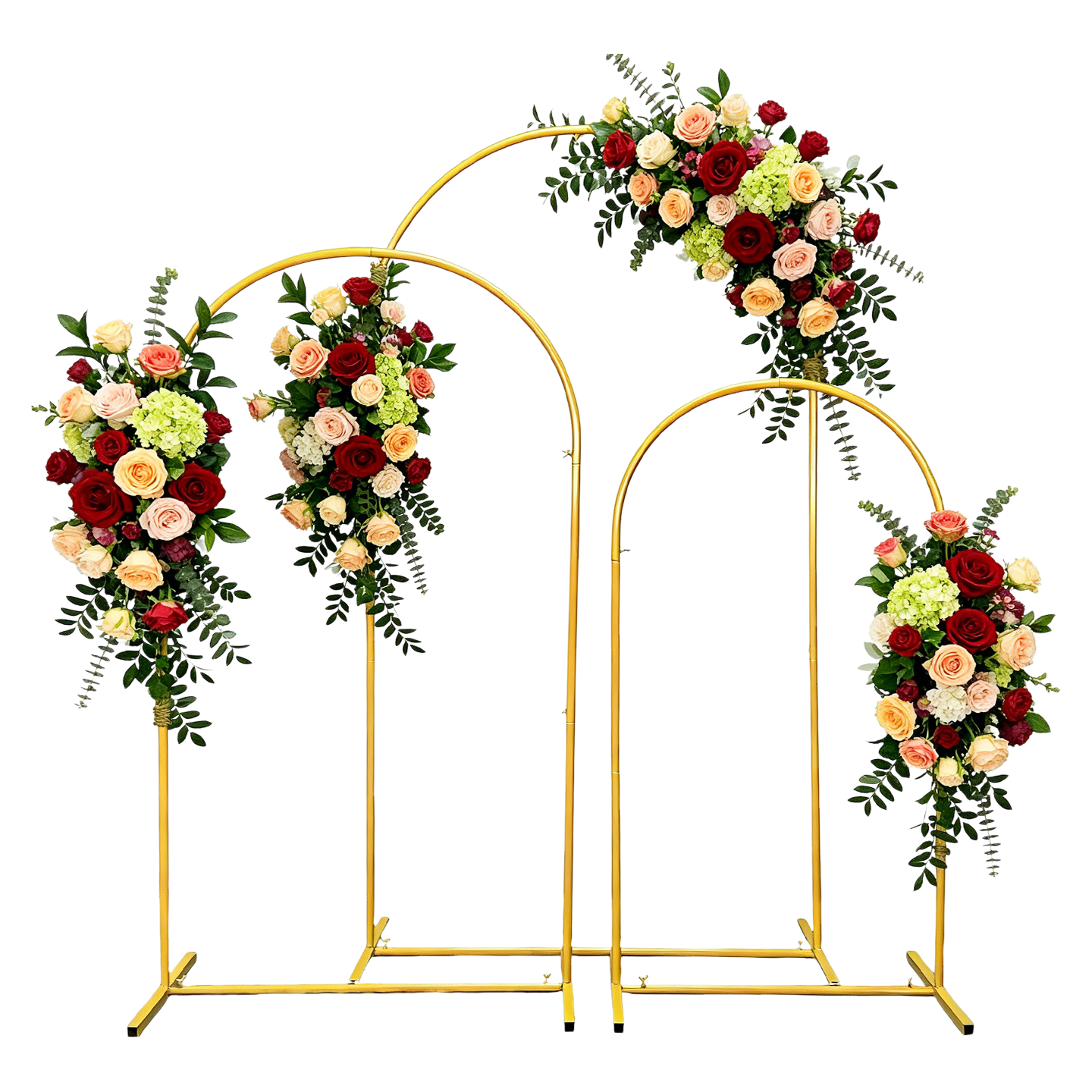 Metal Gold Wedding Arch Stand  - Wedding Balloon Arch ulasan dan harga