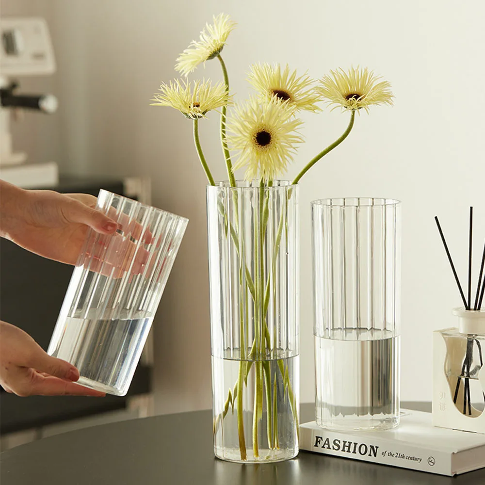 Acrylic Clear Cylinder Flower  - Centerpiece Vase Tall ulasan dan harga