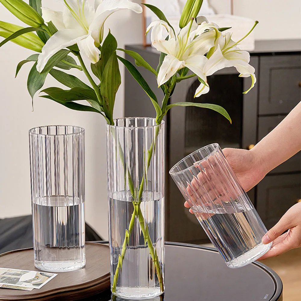 Acrylic Clear Cylinder Flower  - Centerpiece Vase Tall ulasan dan harga