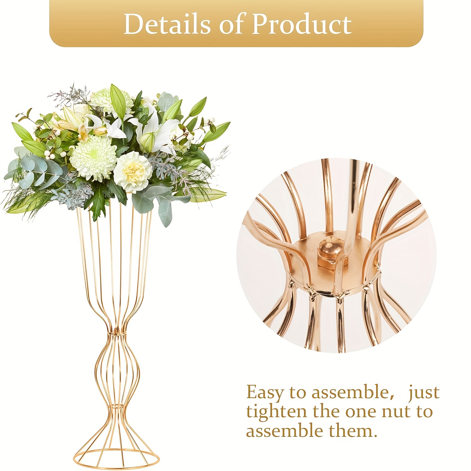 Gold Vases For Centerpieces, T - Centerpiece Vase Tall ulasan dan harga