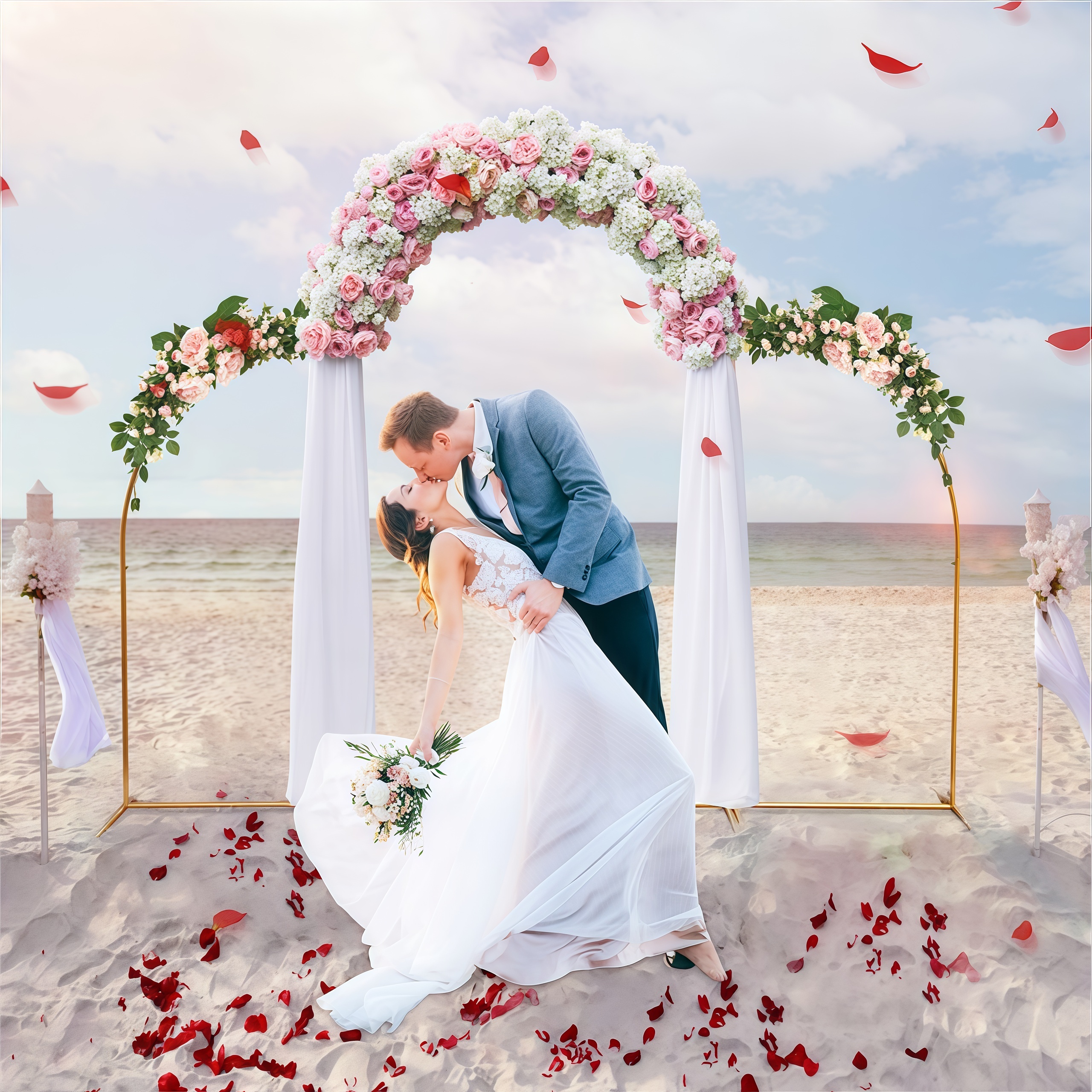 Crown Metal Arch Stand,3pcs Se - Wedding Balloon Arch ulasan dan harga