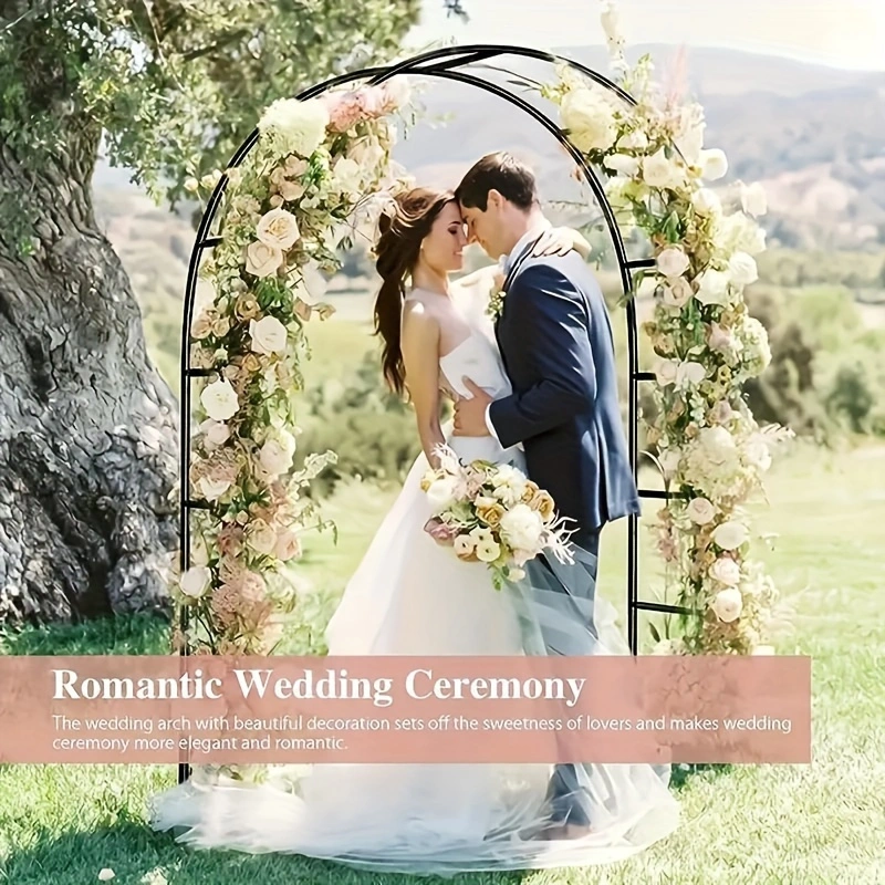 1 set of black metal wedding b - Wedding Balloon Arch ulasan dan harga