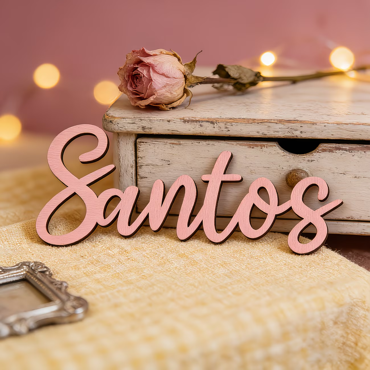 1pc personalized custom wooden - Wedding Party Supply ulasan dan harga