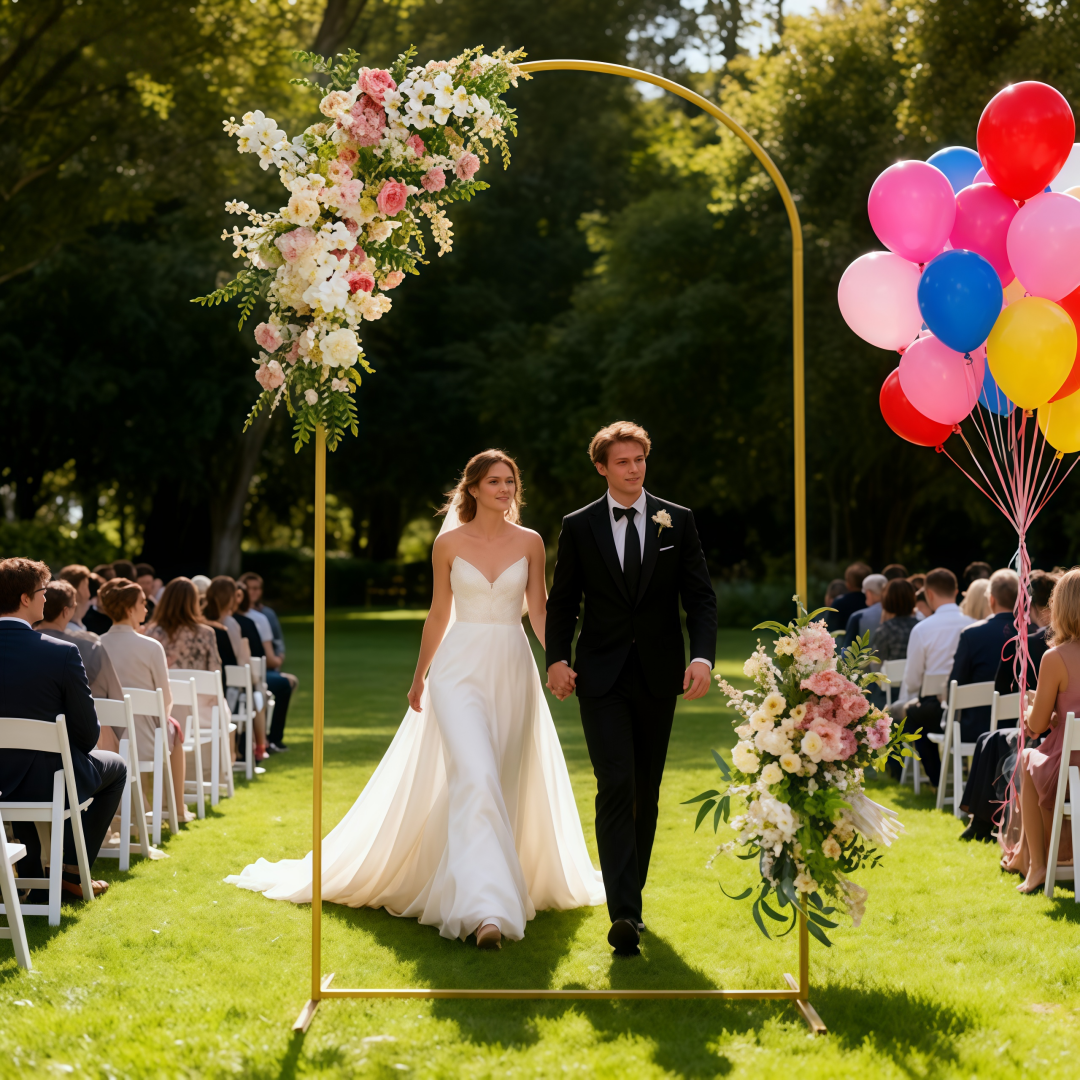 Metal Wedding Arch Background  - Wedding Balloon Arch ulasan dan harga
