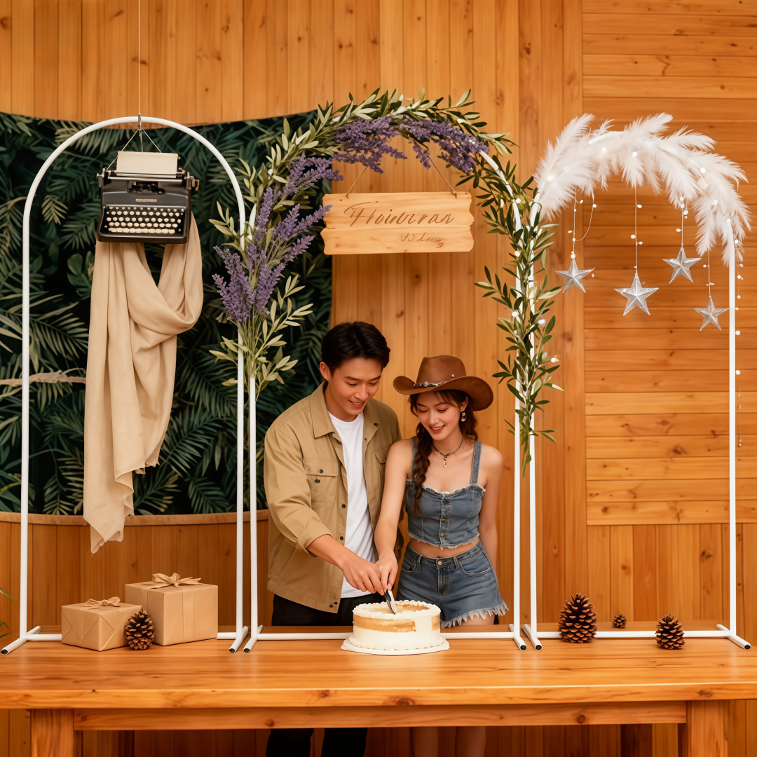 Metal Wedding Arch Background  - Wedding Balloon Arch ulasan dan harga
