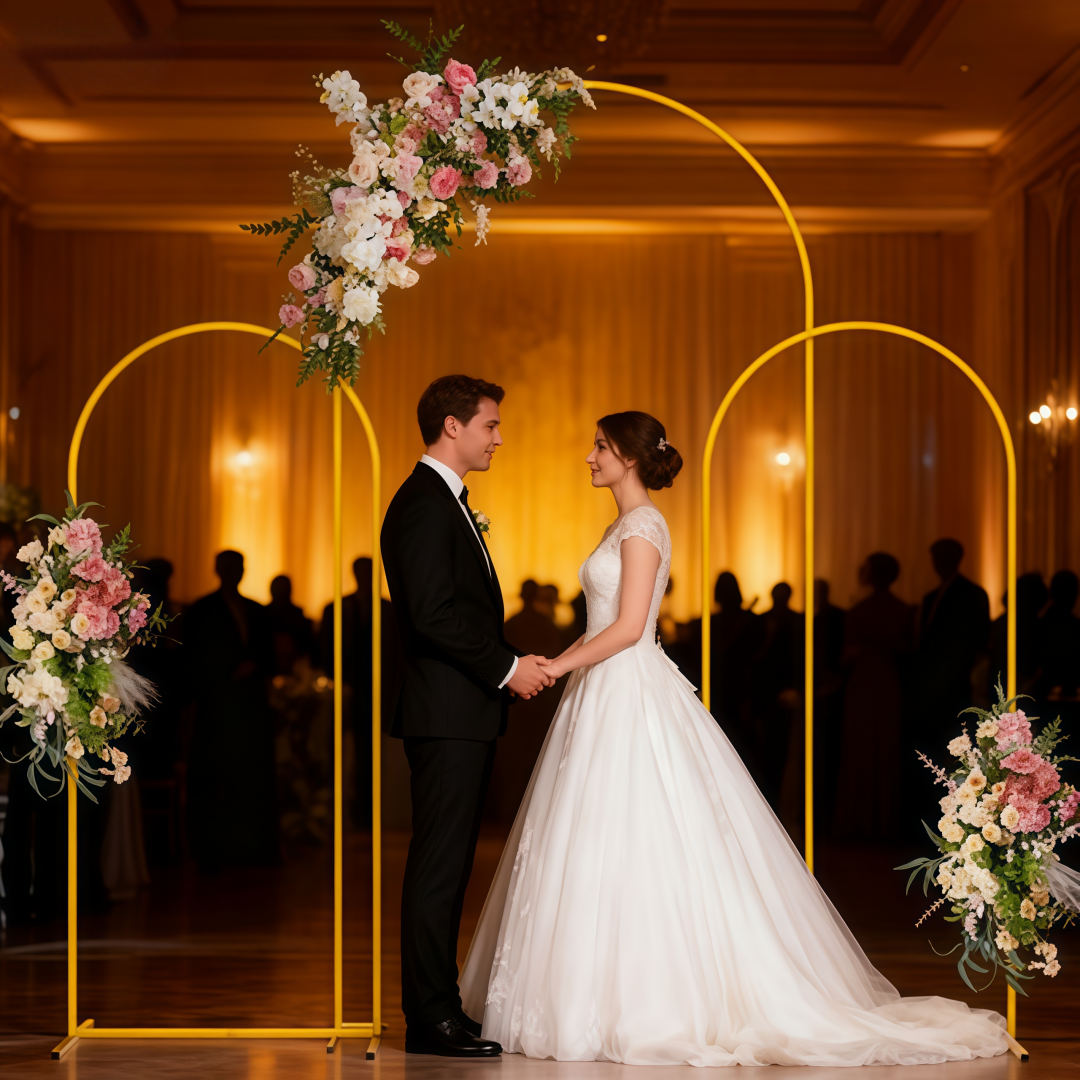 Metal Wedding Arch Background  - Wedding Balloon Arch ulasan dan harga