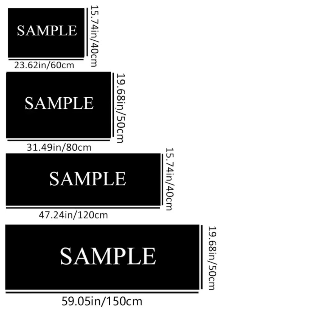Minimalist Black White Herring - Aisle Runner White ulasan dan harga