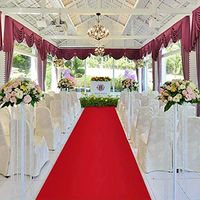 Red Carpet Ceremony Party Stag - Aisle Runner White ulasan dan harga
