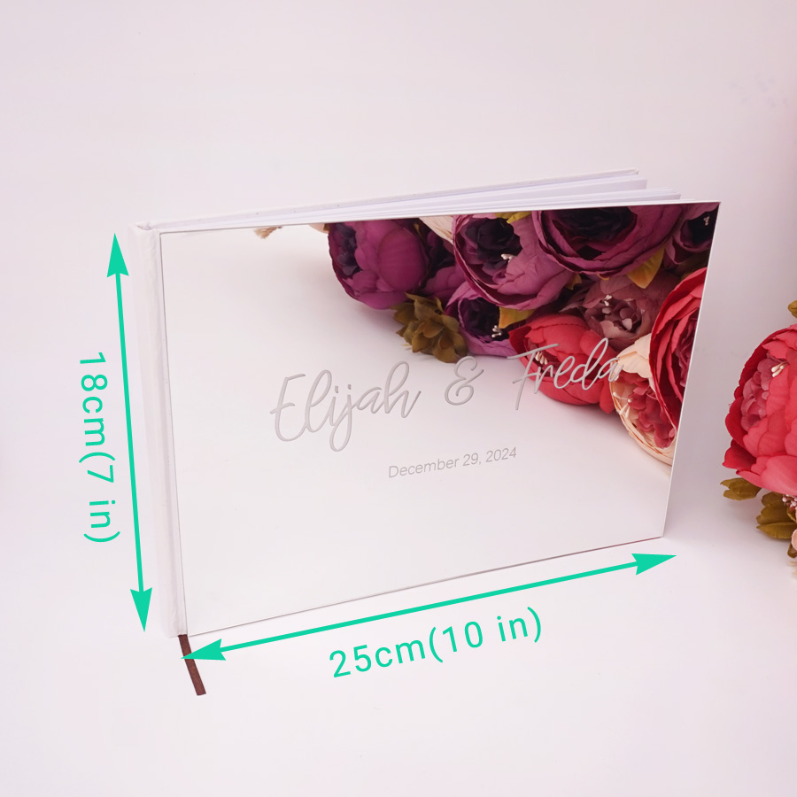 25*18 CM Personalized Guest Bo - Personalized Guest Book ulasan dan harga