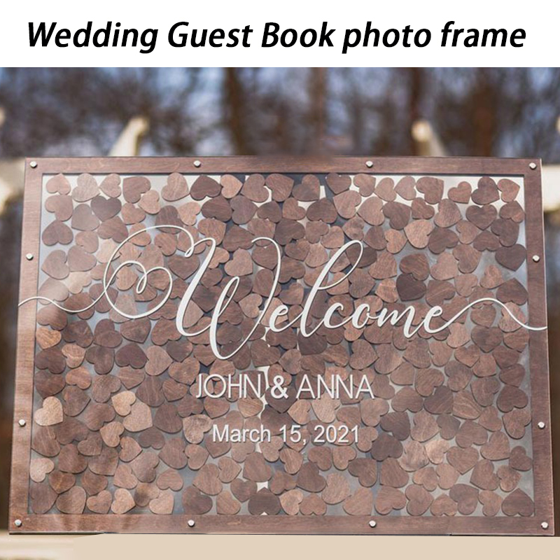 Wooden Signature Guest Books P - Wedding Event Supply ulasan dan harga