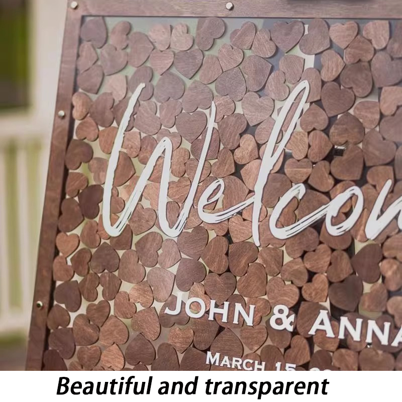 Wooden Signature Guest Books P - Wedding Event Supply ulasan dan harga