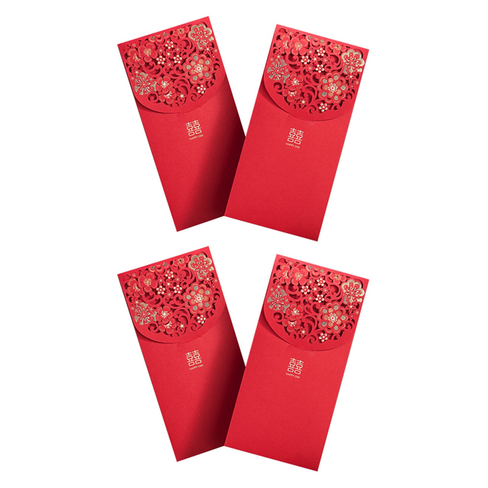 20PCS Chinese Red Envelopes Lu - Wedding Envelopes ulasan dan harga