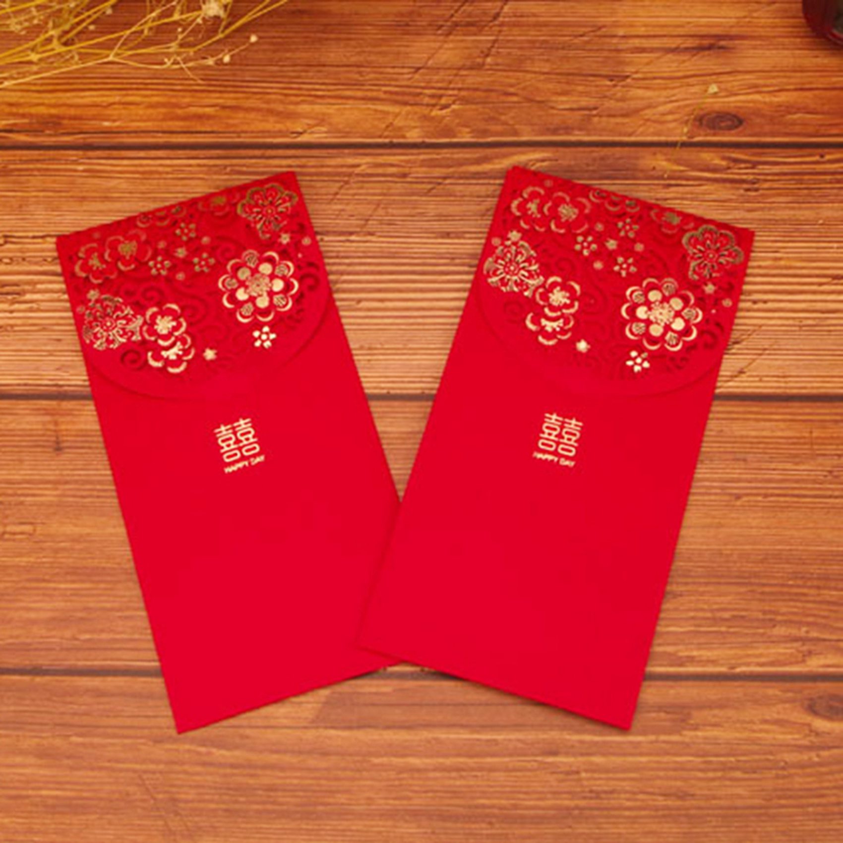 20PCS Chinese Red Envelopes Lu - Wedding Envelopes ulasan dan harga
