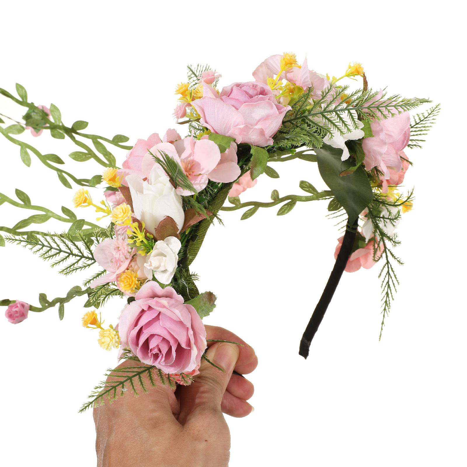 1pc Bohemian Rattan Flower Vin - Wedding Arch Flower ulasan dan harga