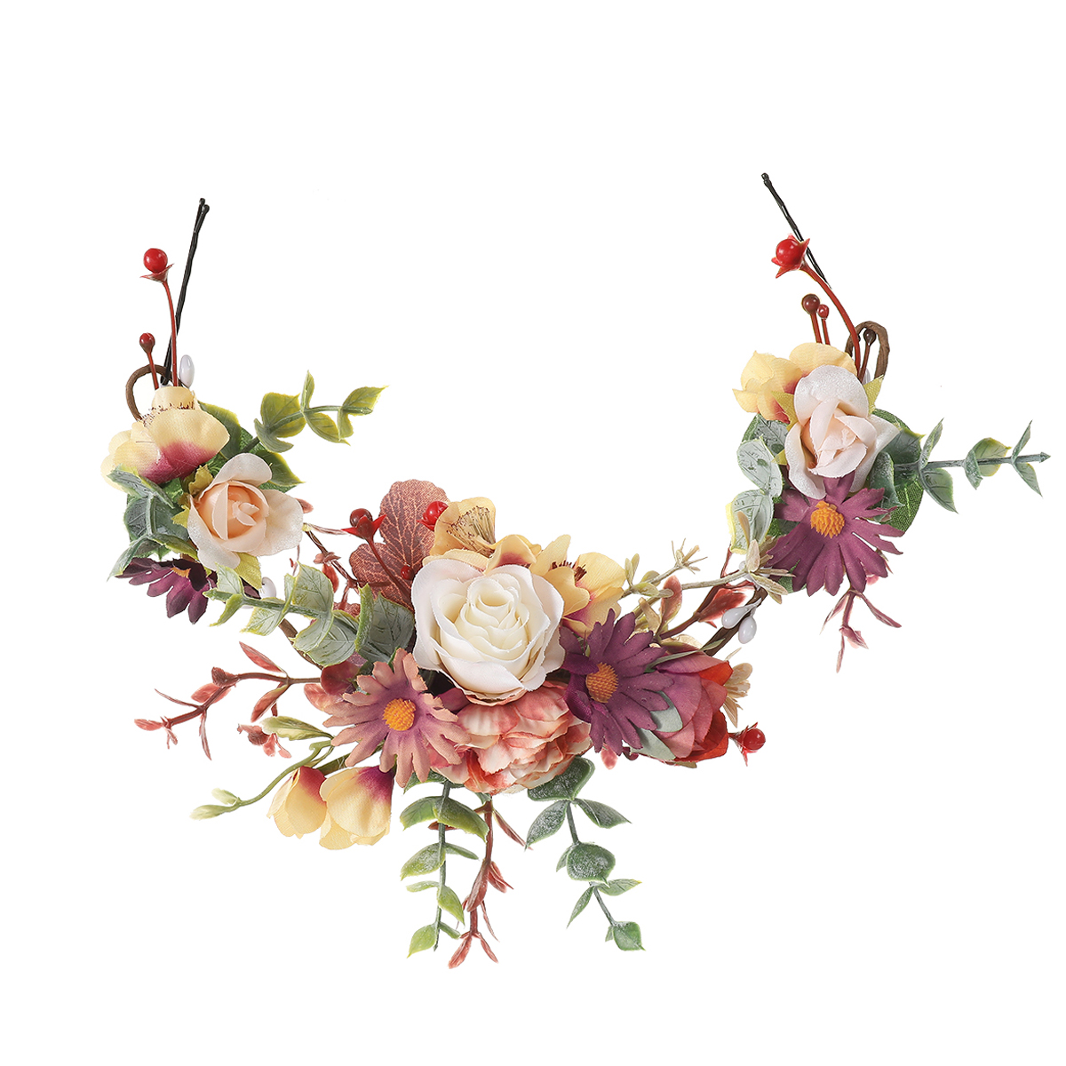 AWAYTR Bride Flower Crown Vine - Wedding Arch Flower ulasan dan harga