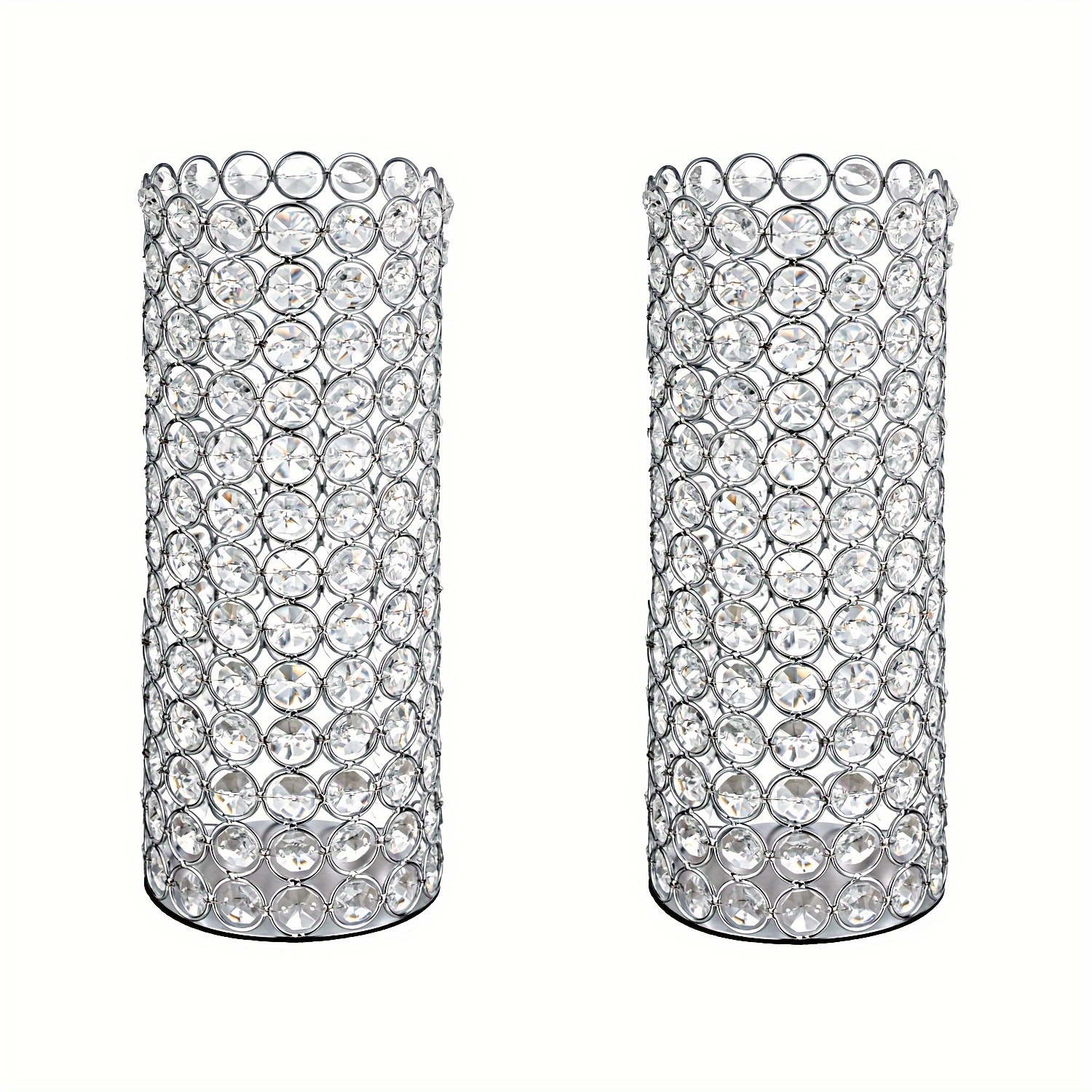 2pcs Crystal Cylinder Vase for - Centerpiece Vase Tall ulasan dan harga