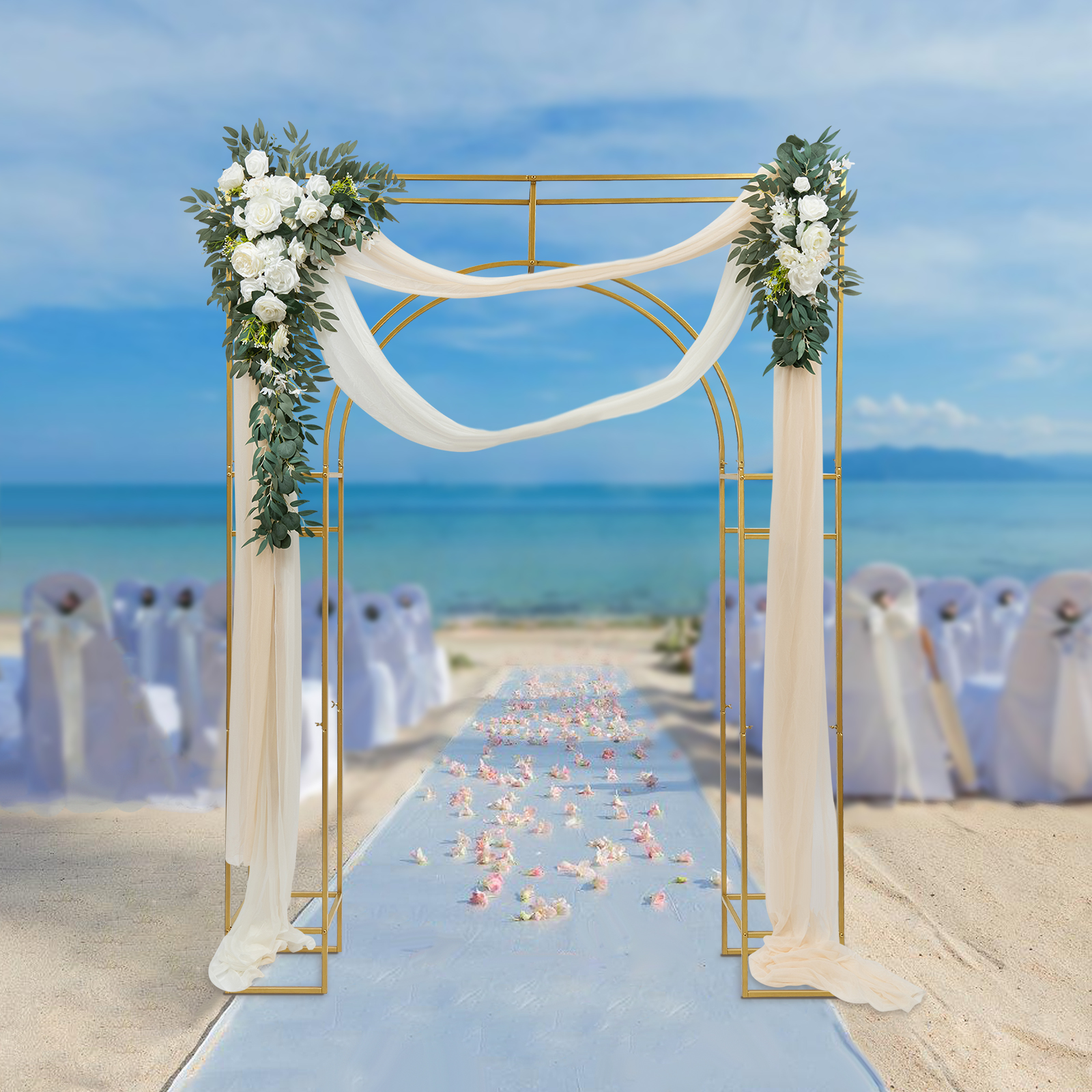 180*250cm Wedding Arch Backdro - Wedding Balloon Arch ulasan dan harga