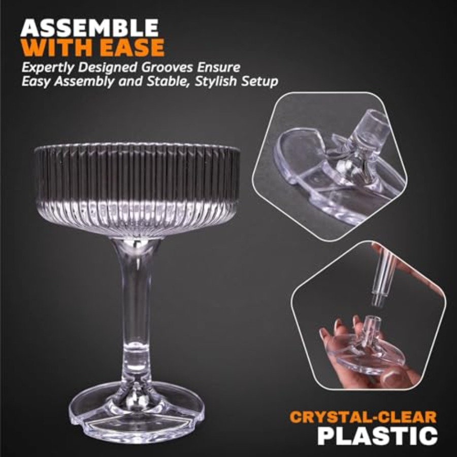 PLASTIC Champagne Tower 21-Pie - Champagne Tower Set ulasan dan harga