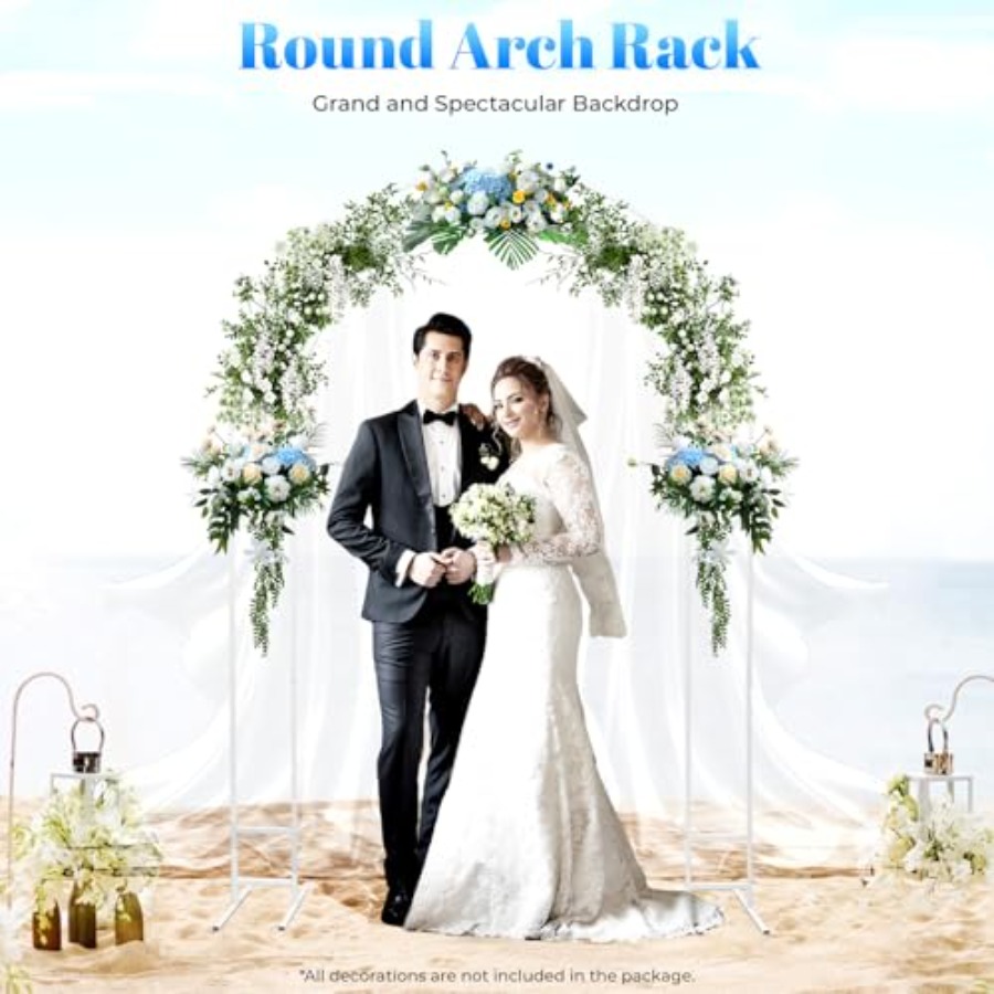 7.2ft metal wedding arch with  - Wedding Balloon Arch ulasan dan harga