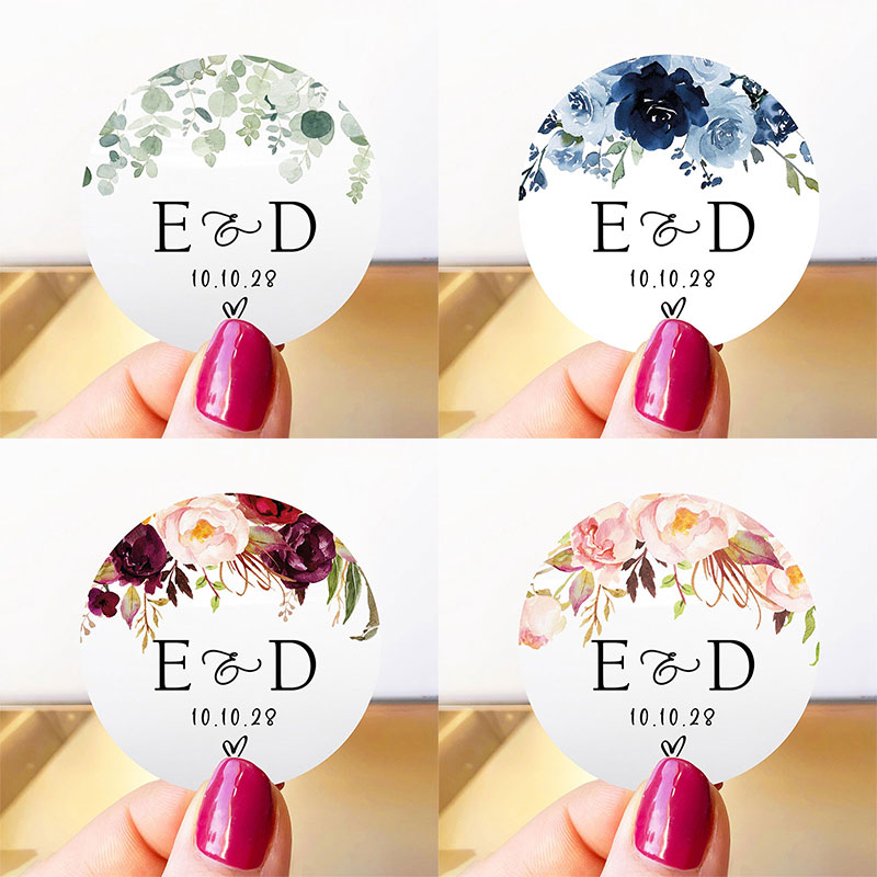 Personalized Floral Monogram W - Wedding Envelopes ulasan dan harga