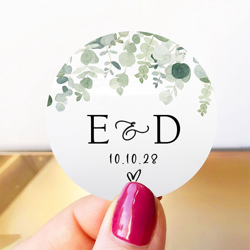 Personalized Floral Monogram W - Wedding Envelopes ulasan dan harga