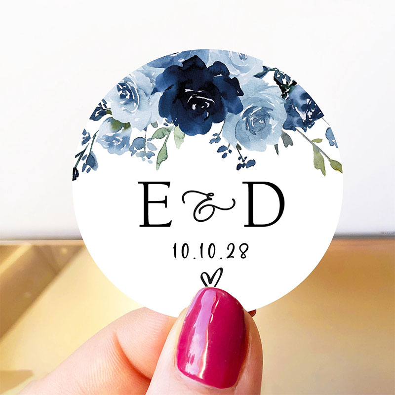 Personalized Floral Monogram W - Wedding Envelopes ulasan dan harga