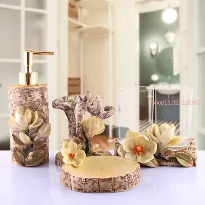 Bathroom Accessories Five-piec - Wedding Bathroom Supply Kit ulasan dan harga