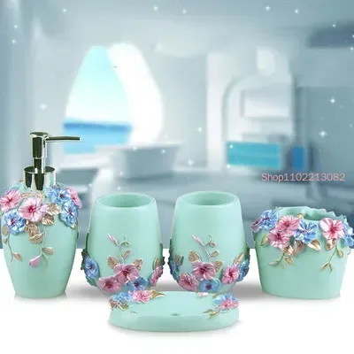 Bathroom Accessories Five-piec - Wedding Bathroom Supply Kit ulasan dan harga