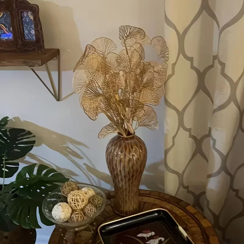 5PC Gold Ginkgo Eucalyptus Hol - Wedding Arch Flower ulasan dan harga