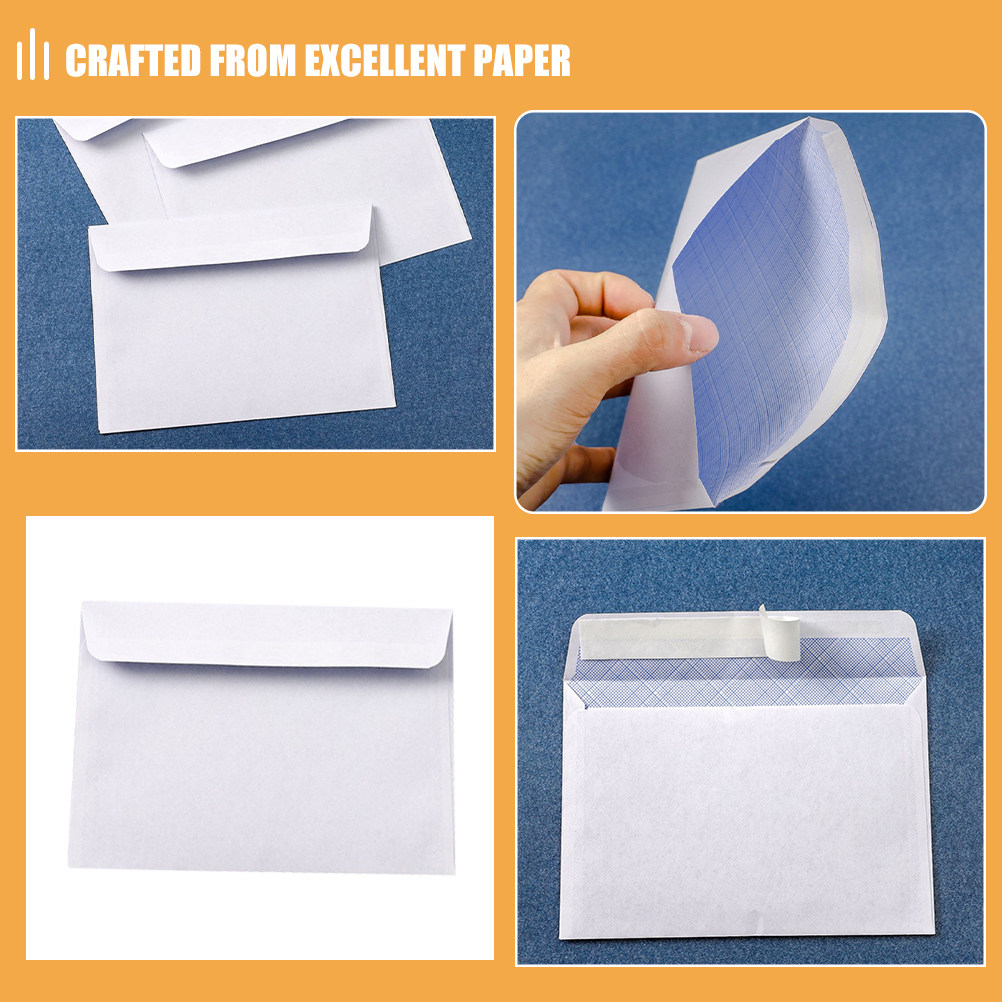 100Pcs Letter Size White Envel - Wedding Envelopes ulasan dan harga